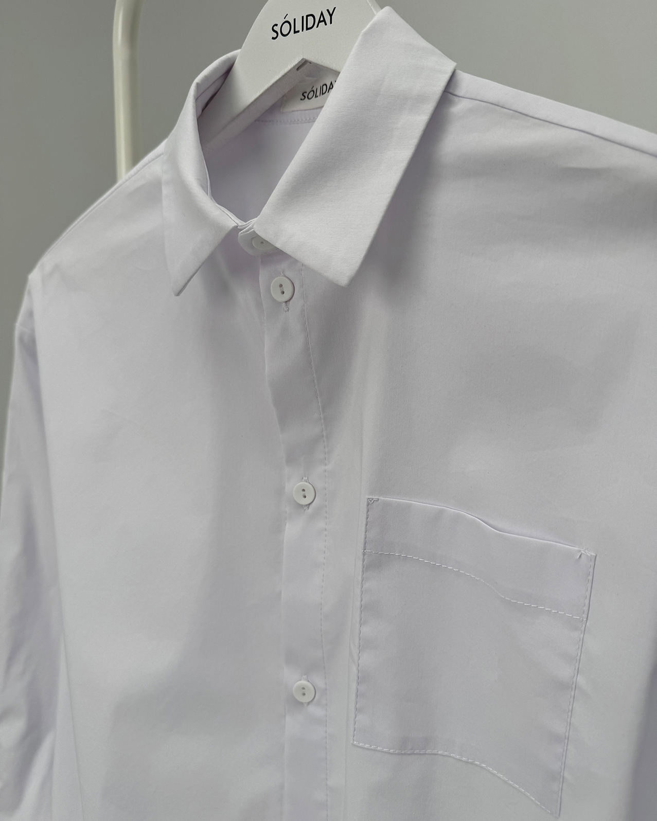 Рубашка оверсайз SCHOOL SAMPLE собственного производства - фото 5