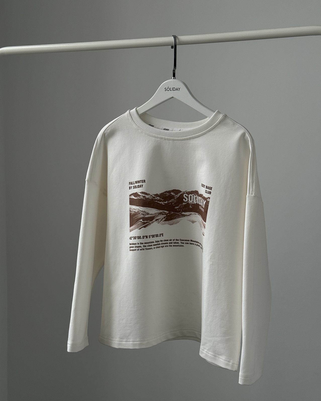 Лонгслив WAY SAMPLE молочный