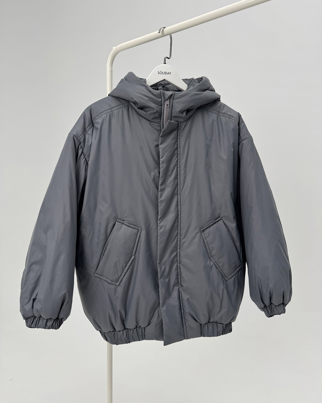 Бомбер зимний MASH SAMPLE серый