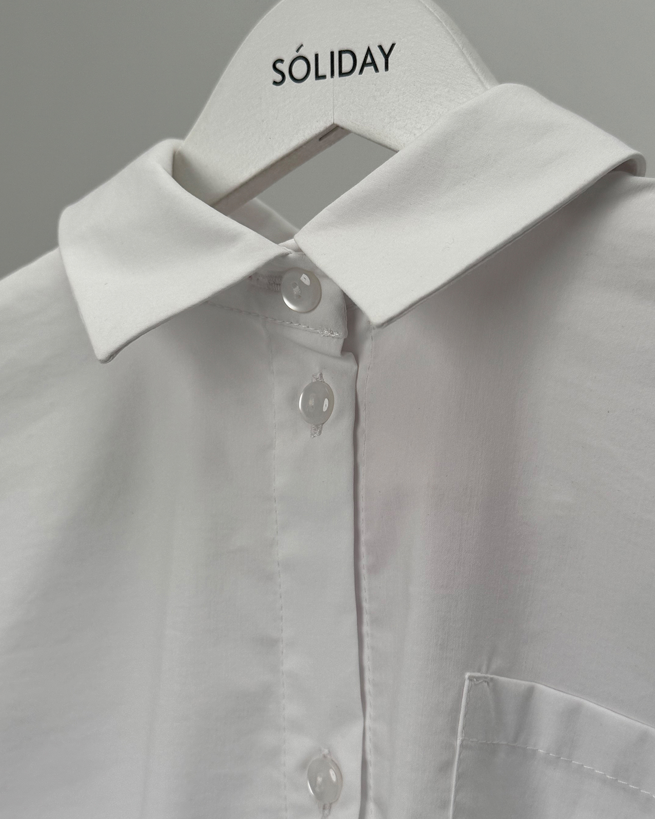 Рубашка оверсайз SCHOOL SAMPLE собственного производства - фото 3