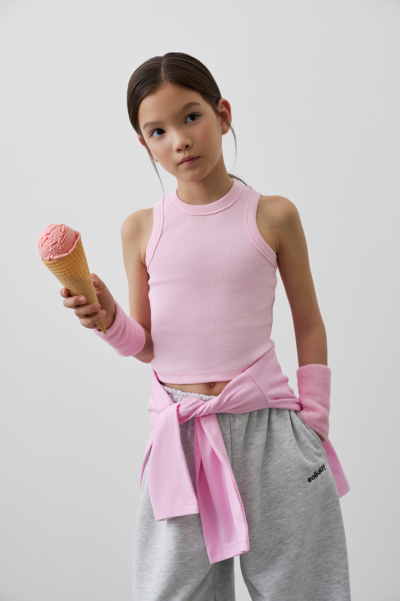 Майка SMILE розовый