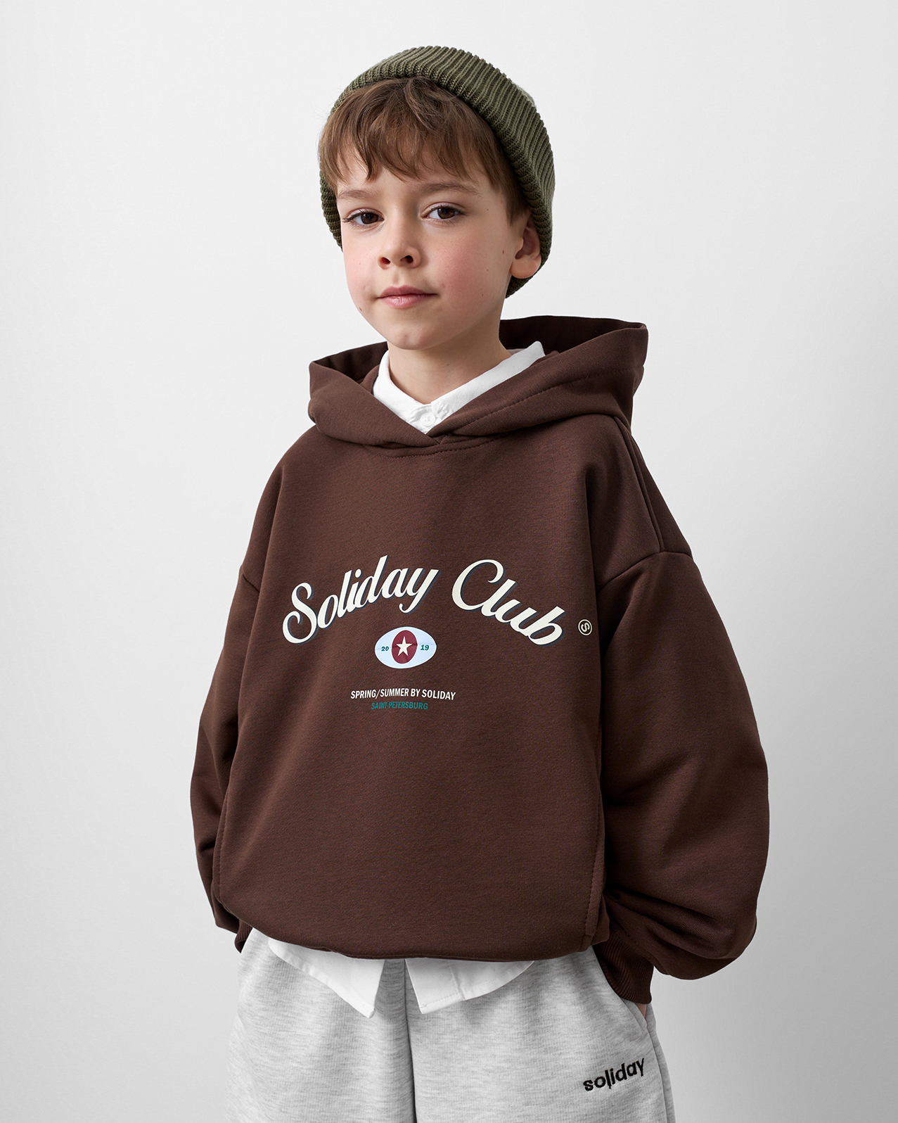 Худи CRUSH коричневый