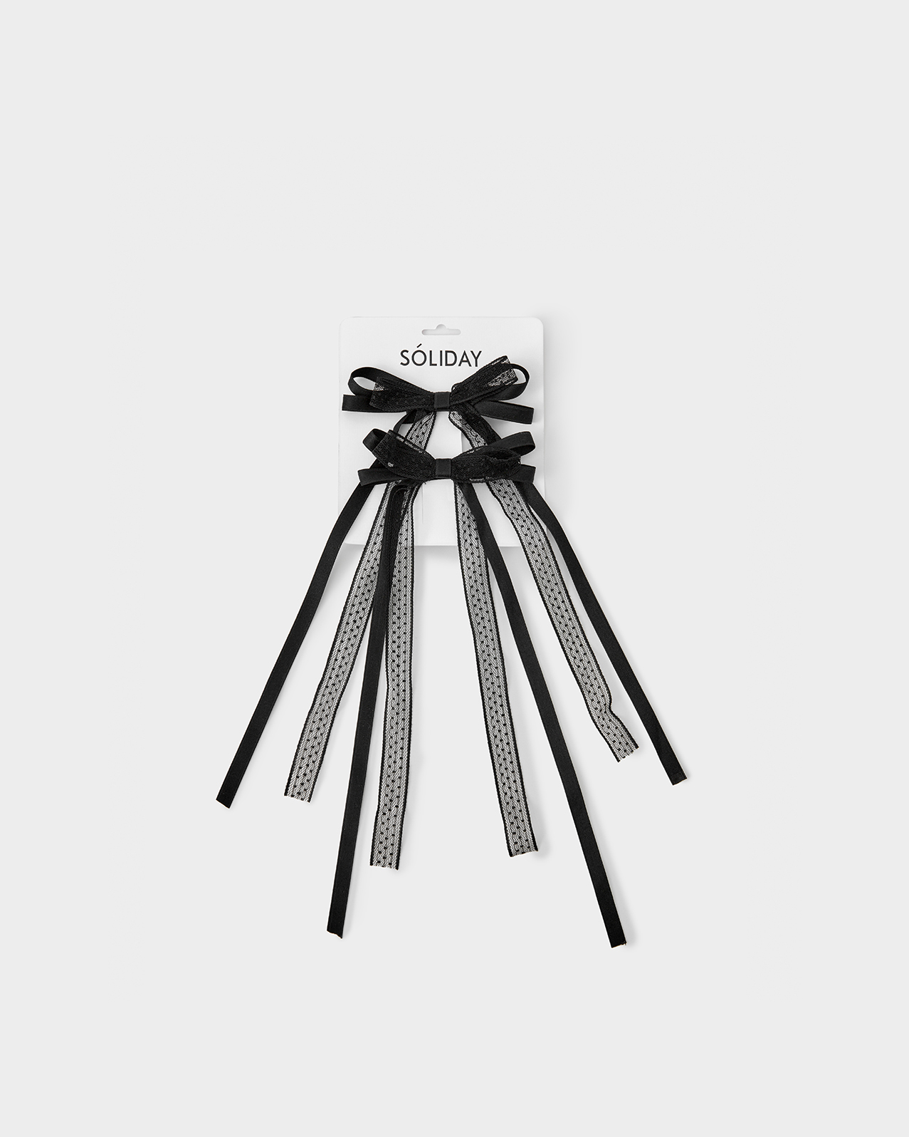 Набор заколок Бант с кружевом, 2 шт собственного производства - фото 2