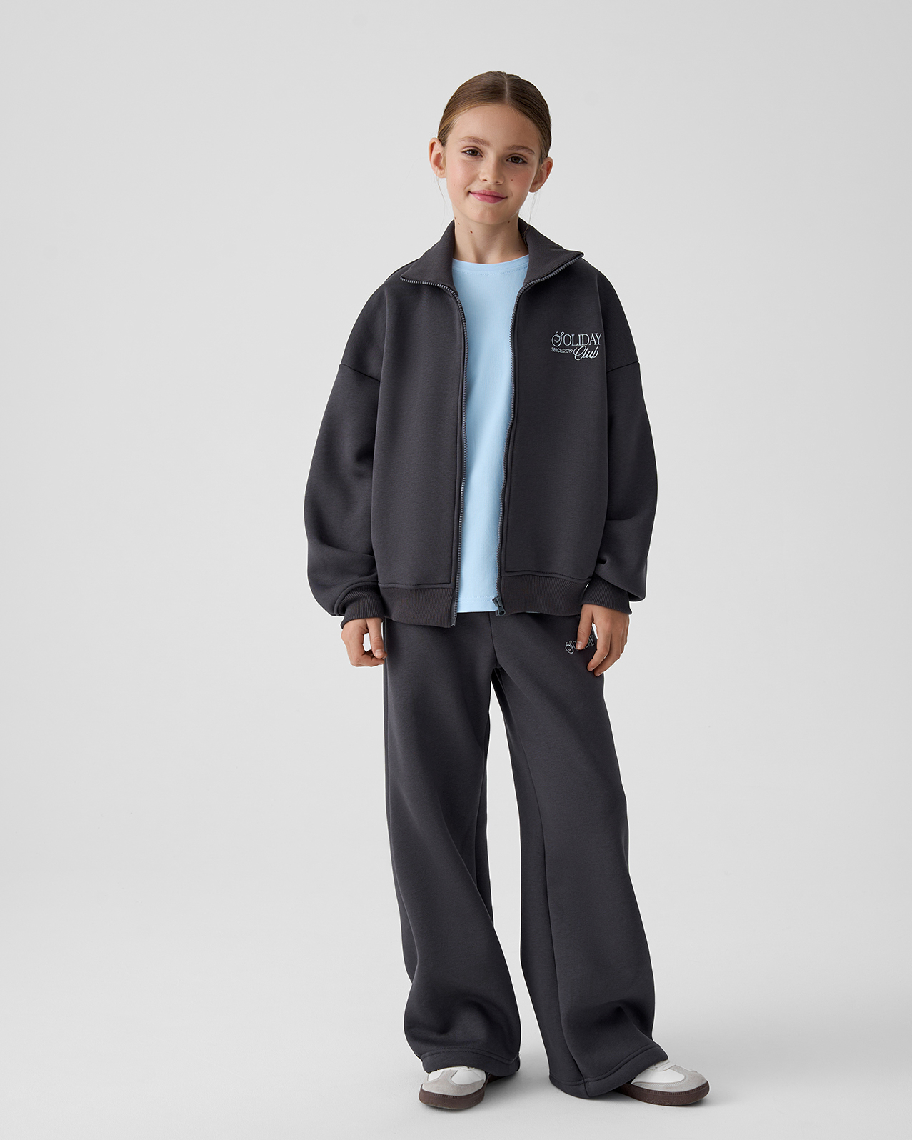 Костюм с начесом SKY серый