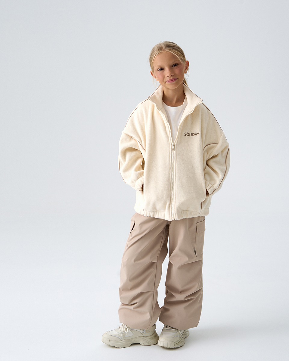 Бомбер флисовый с кантом SAMPLE собственного производства - фото 3