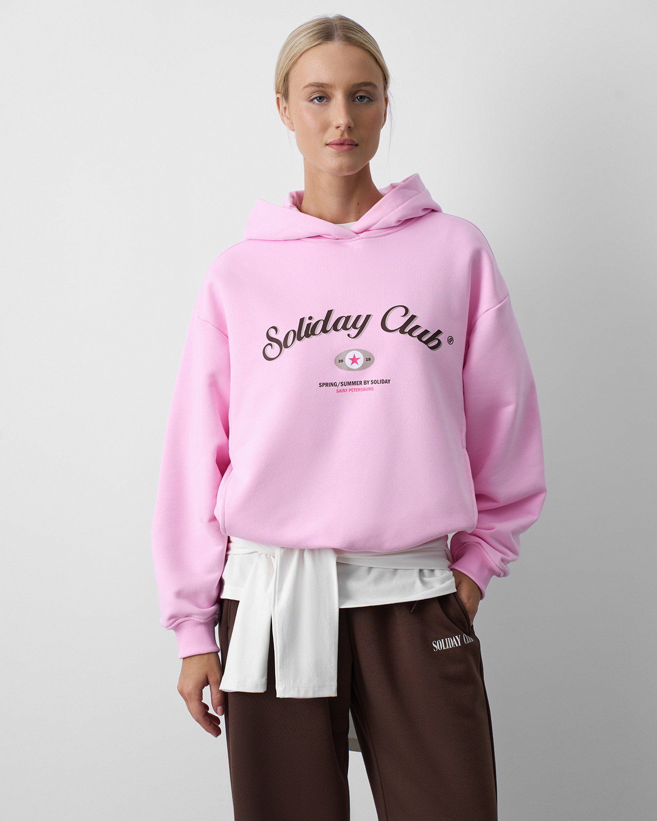 Худи взрослый CRUSH розовый