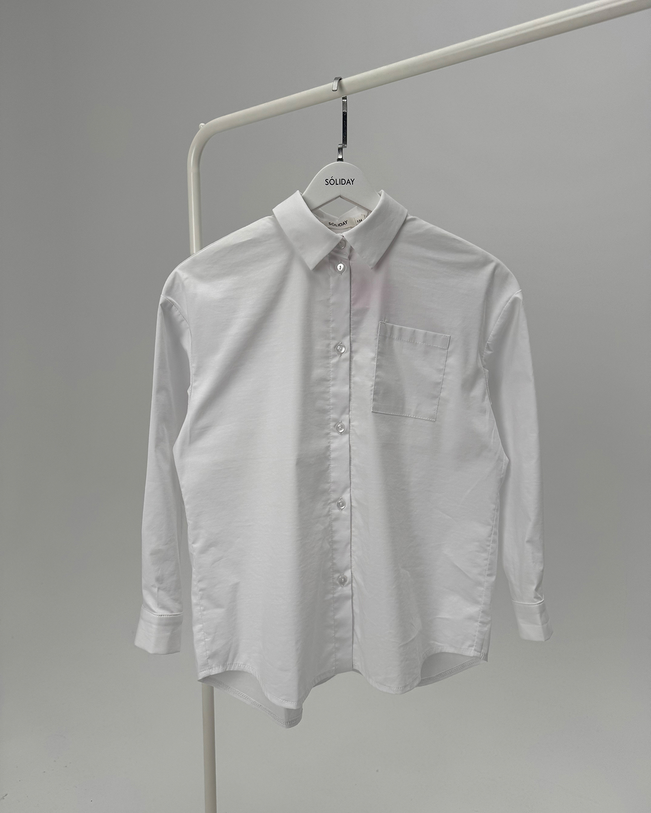 Рубашка оверсайз SCHOOL SAMPLE собственного производства - фото 4