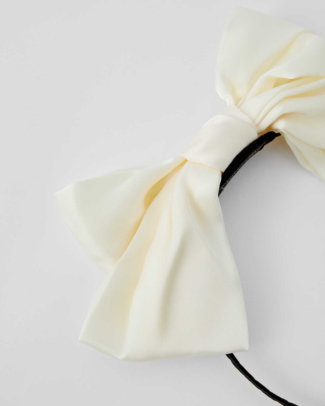 Ободок с большим бантом собственного производства - фото 4