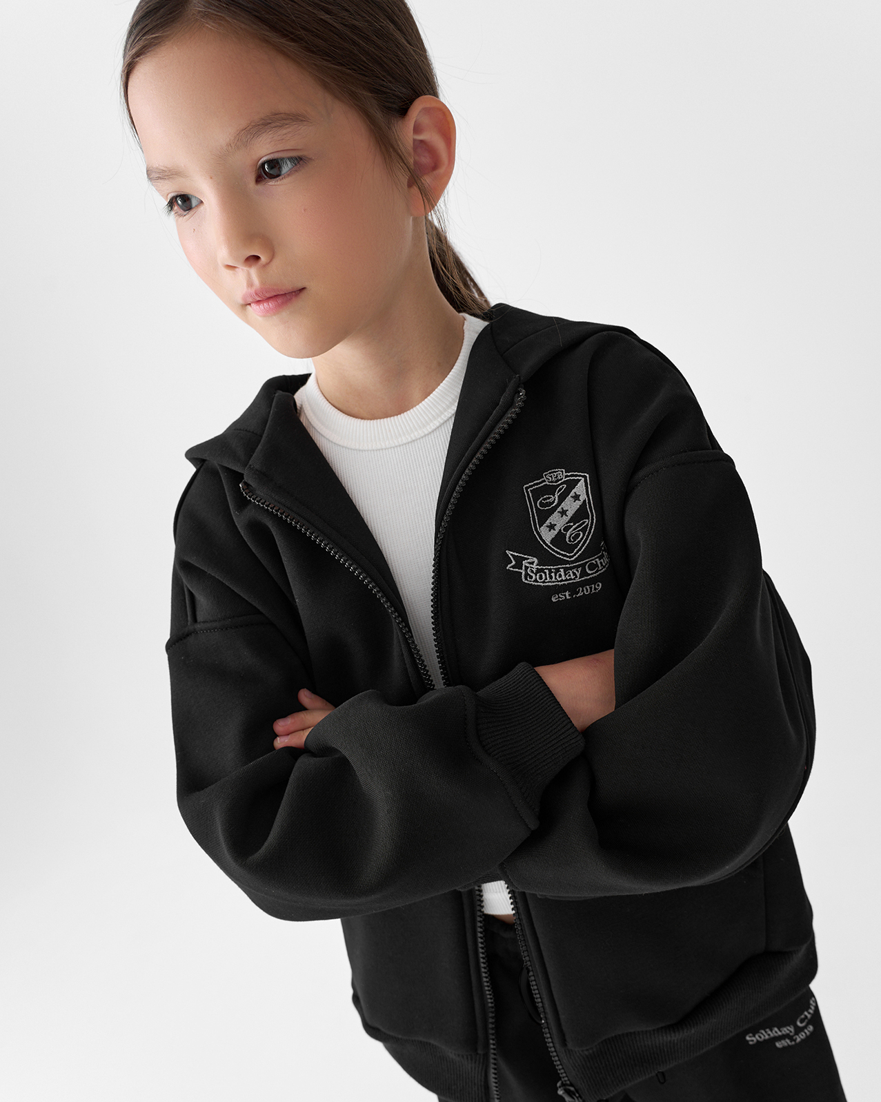 Костюм REEL с начесом черный