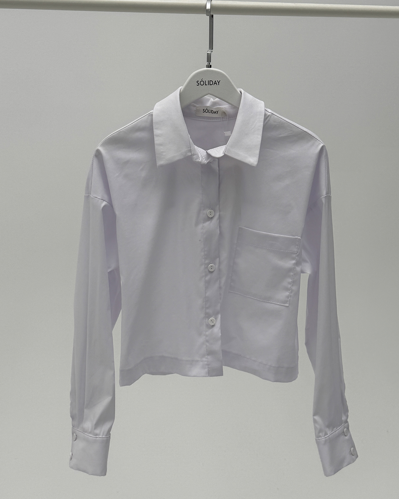 Рубашка укороченная SAMPLE белый