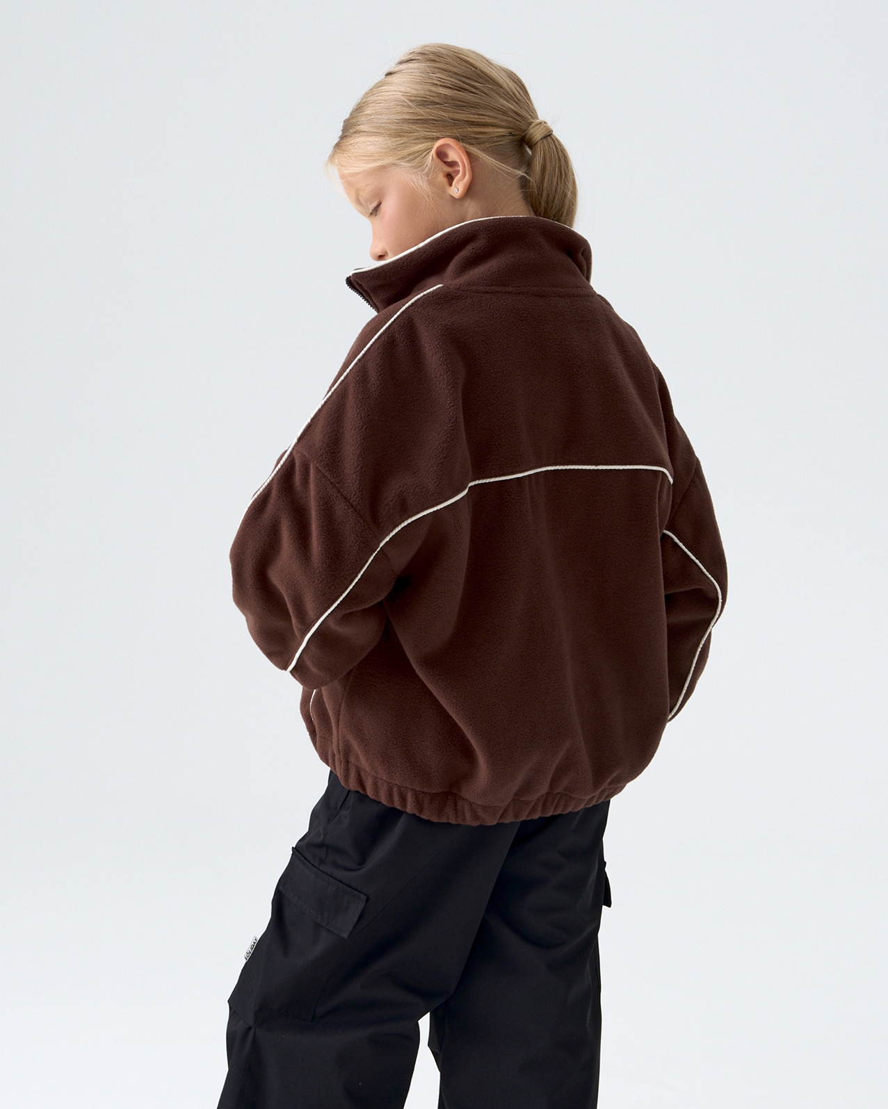 Бомбер флисовый с кантом SAMPLE собственного производства - фото 3