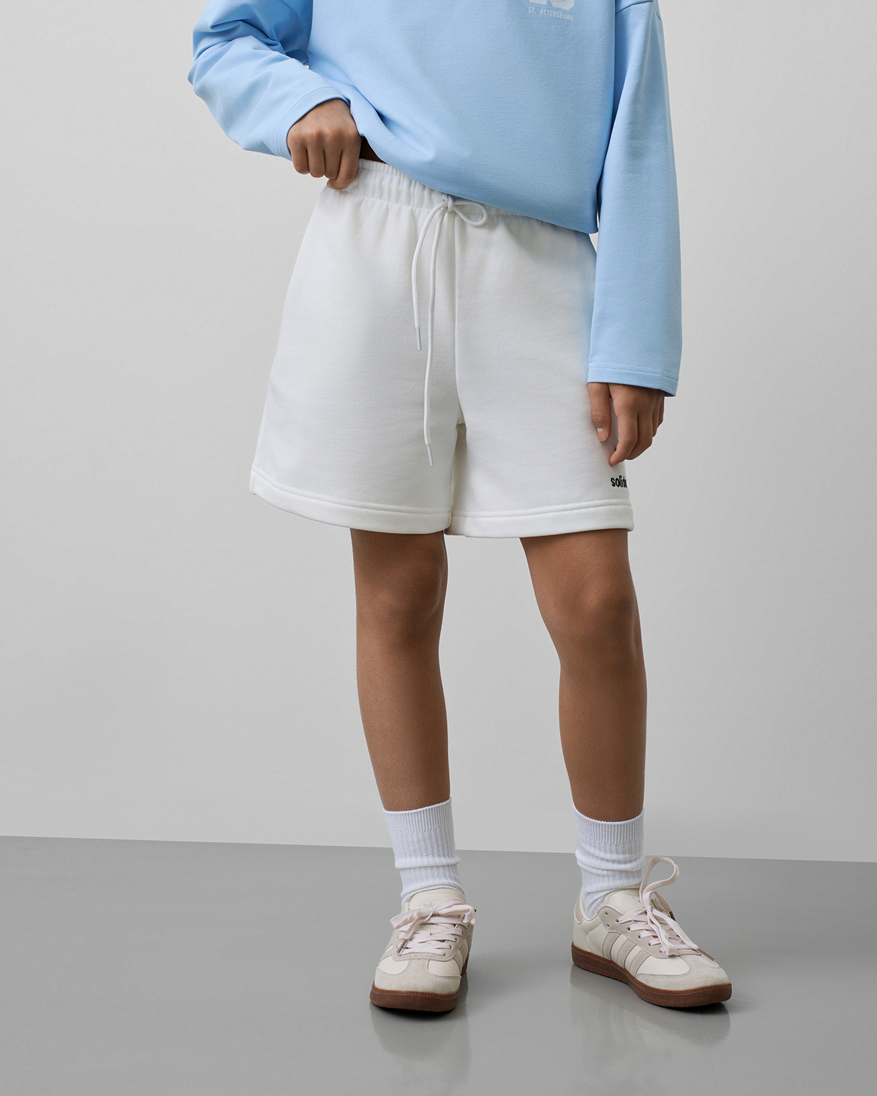 Шорты POOL молочный