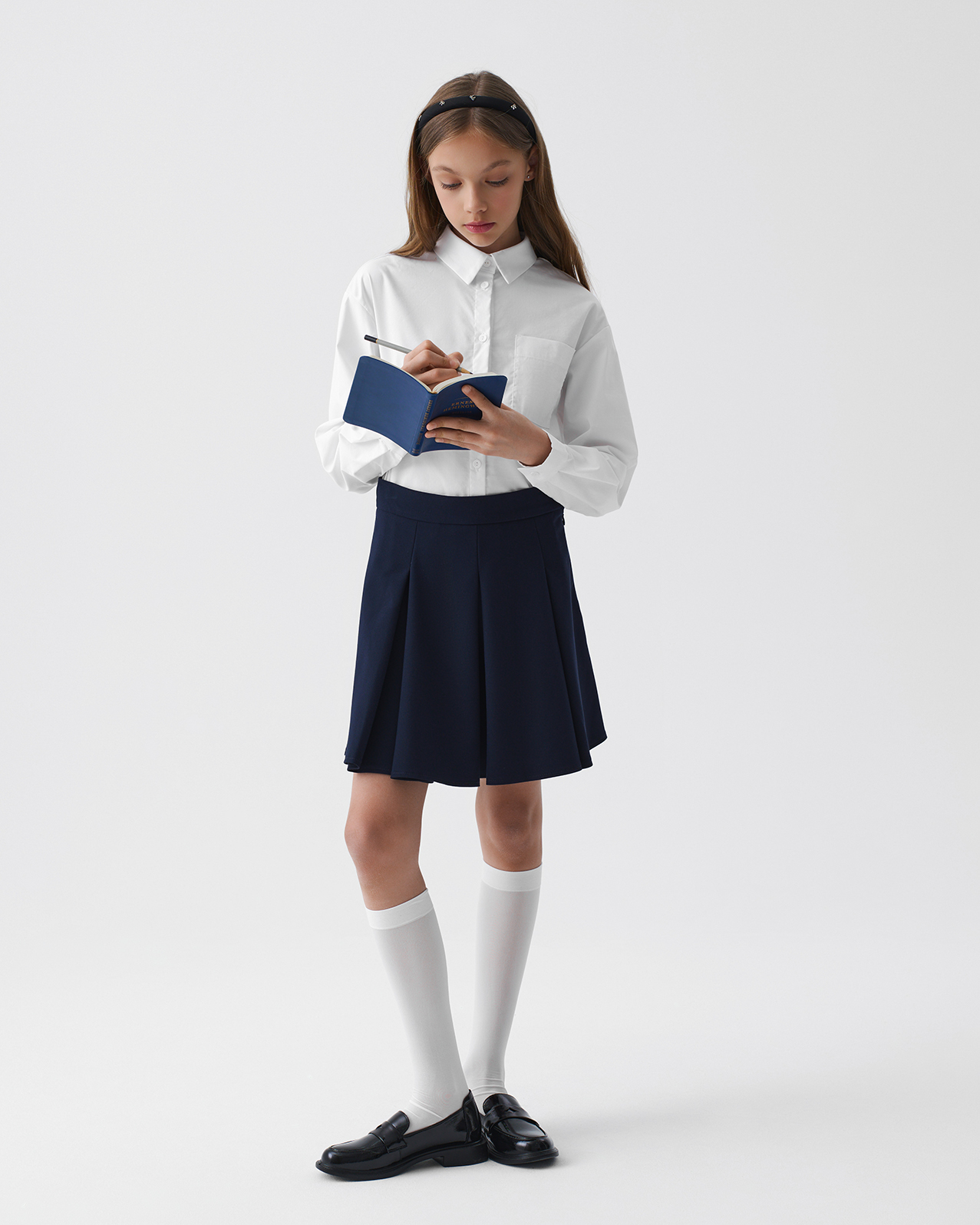Юбка в складку SCHOOL собственного производства - фото 3