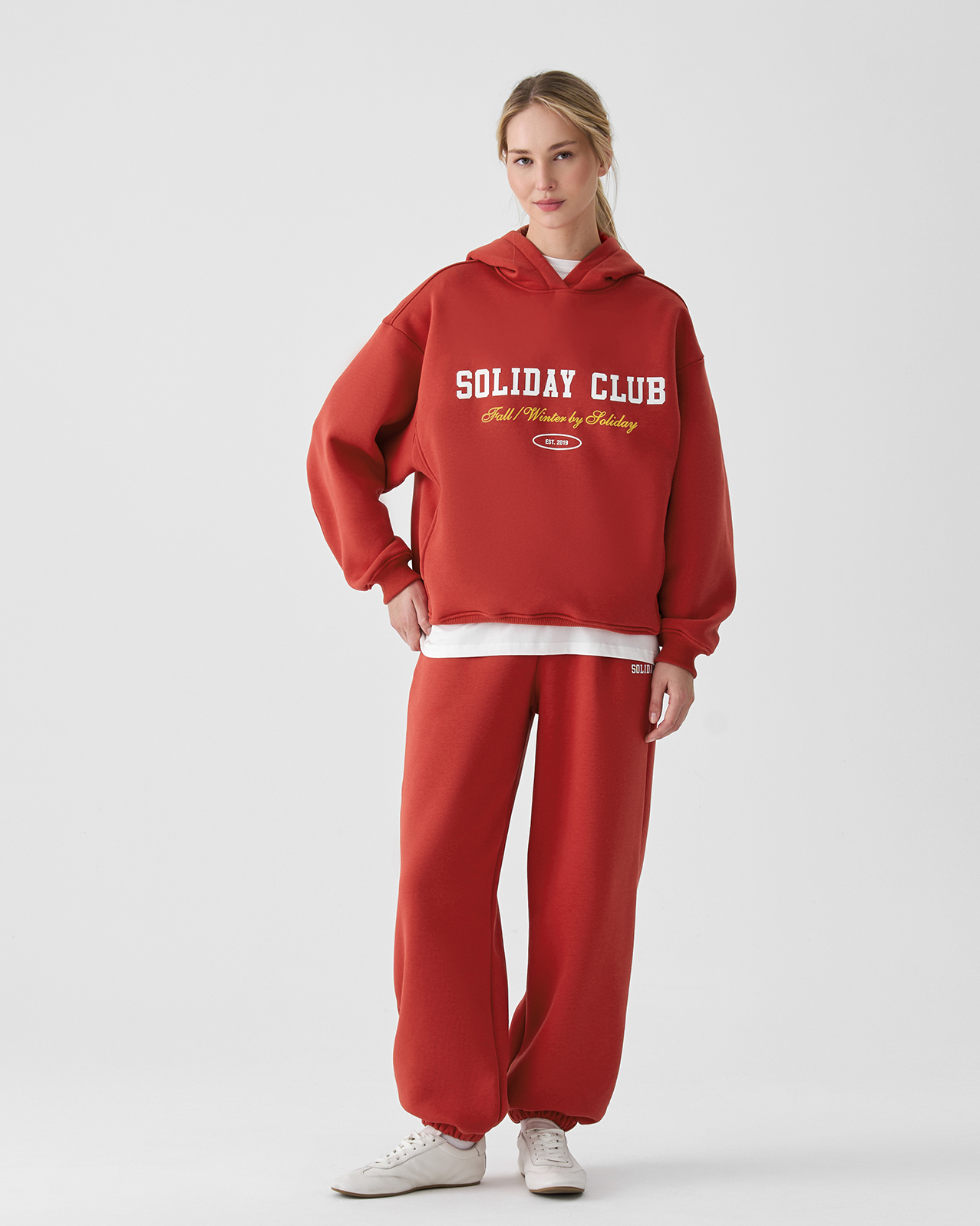 Костюм взрослый RIDE с начесом оранжевый