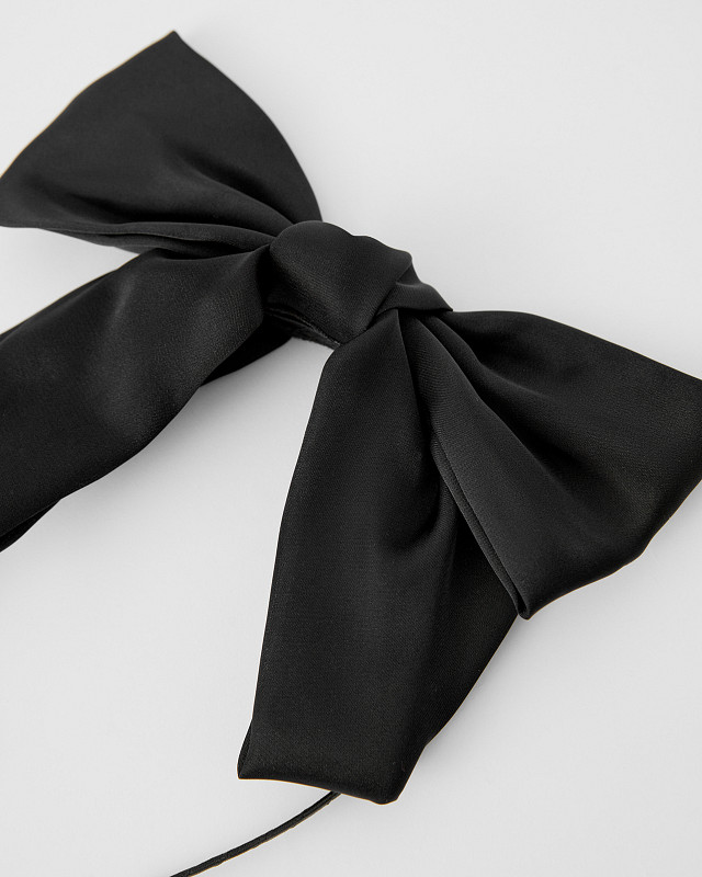 Ободок с большим бантом собственного производства