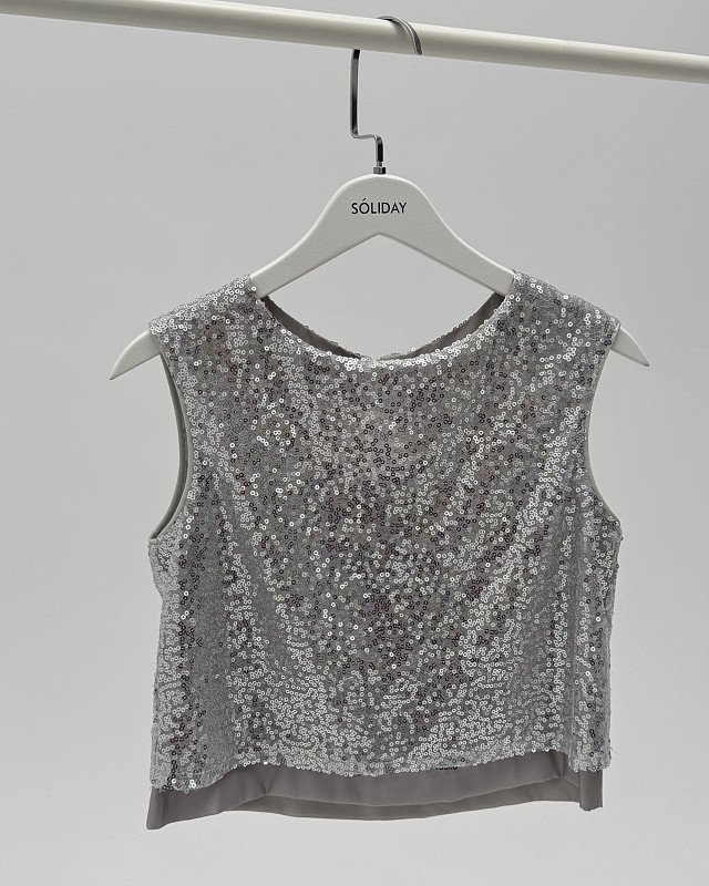 Топ из пайеток SHINE SAMPLE собственного производства