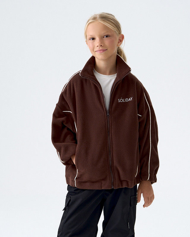 Бомбер флисовый с кантом SAMPLE собственного производства