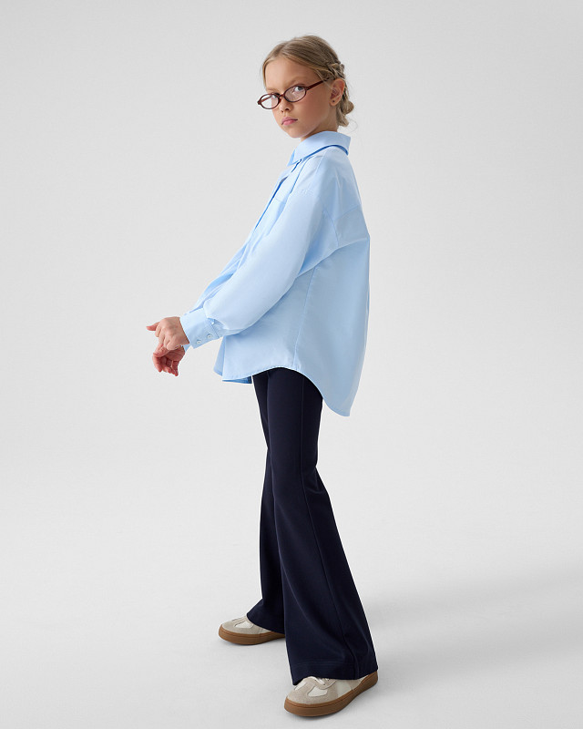 Рубашка оверсайз SCHOOL SAMPLE собственного производства