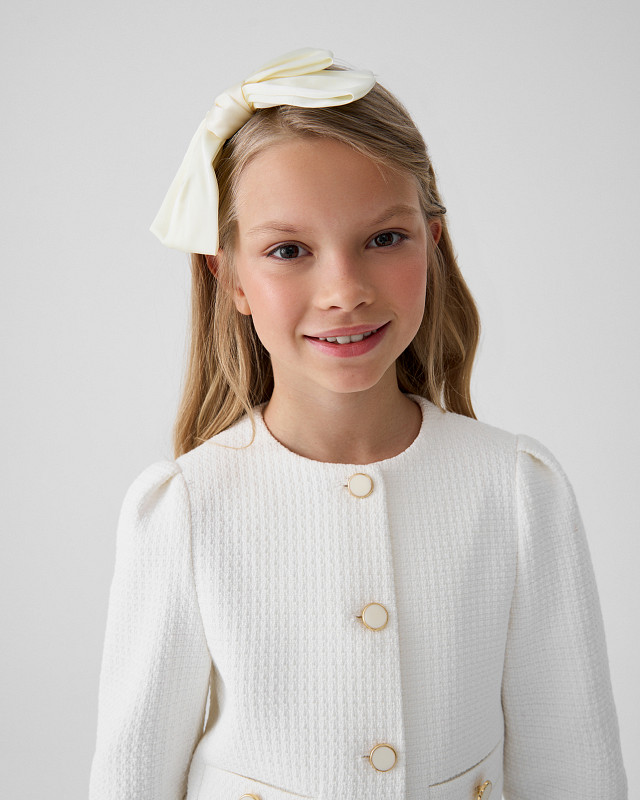 Ободок с большим бантом собственного производства