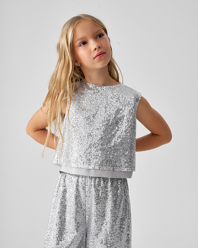 Топ из пайеток SHINE SAMPLE собственного производства