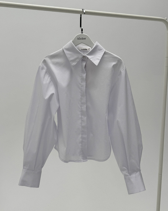 Блузка с акцентными рукавами SAMPLE собственного производства