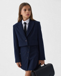 Жакет укороченный SCHOOL синий