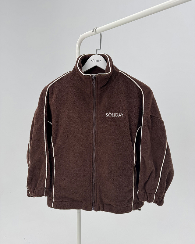 Бомбер флисовый с кантом SAMPLE собственного производства