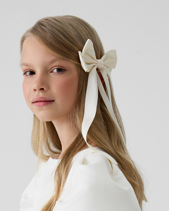 Бантик для волос с длинными лентами собственного производства