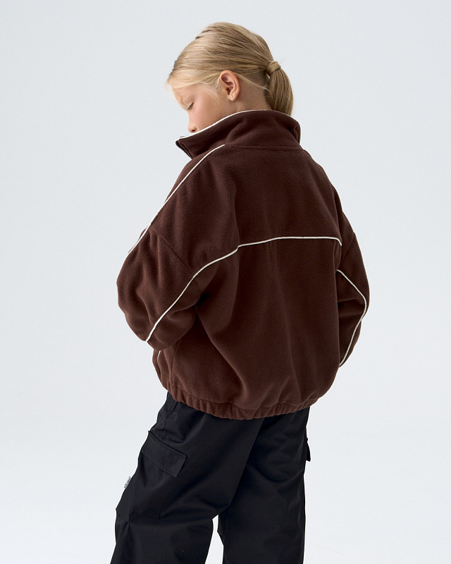 Бомбер флисовый с кантом SAMPLE собственного производства