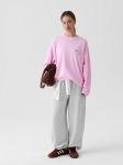 Лонгслив взрослый RIVER розовый